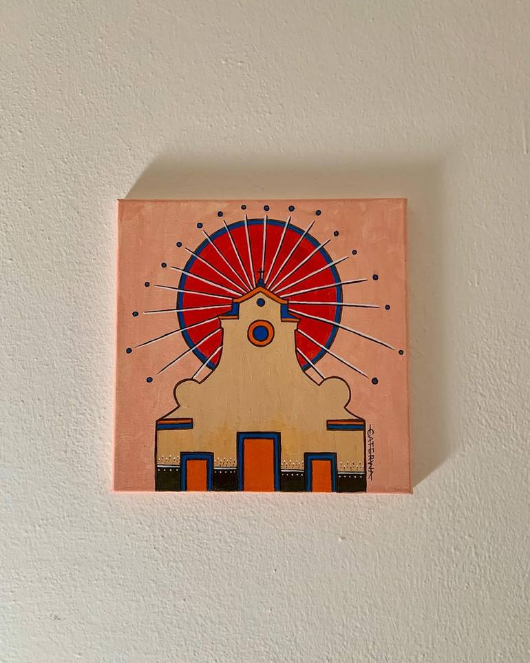 Original Conceptual Architecture Painting by Caterina Cecconi