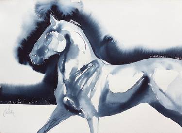 Original Conceptual Horse Paintings by Milda Vi