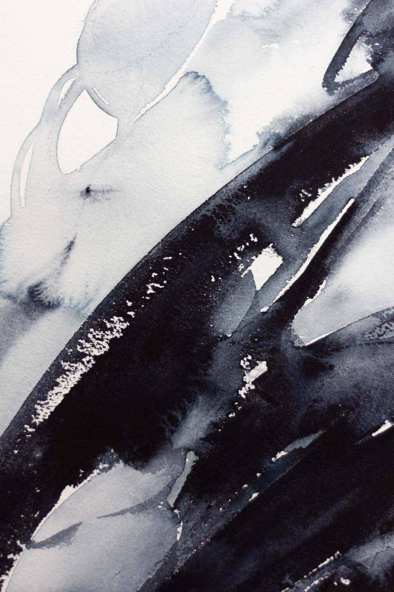 Original Abstract Expressionism Abstract Painting by Milda Vi