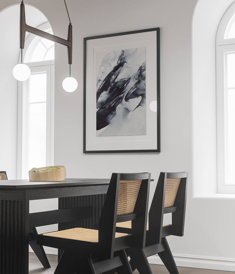 Original Abstract Expressionism Abstract Painting by Milda Vi