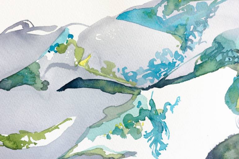 Original Contemporary Botanic Painting by Milda Vi