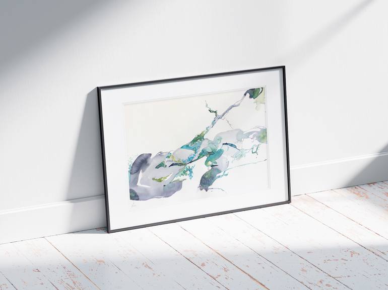 Original Contemporary Botanic Painting by Milda Vi