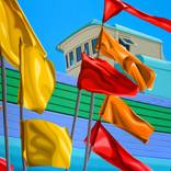 'Boat 31 - with Flags' by Nick Hais
