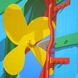 'Boat 32 - Yellow Propeller 2' by Nick Hais