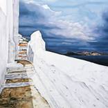White Wall with Dark Sky by Nick Hais