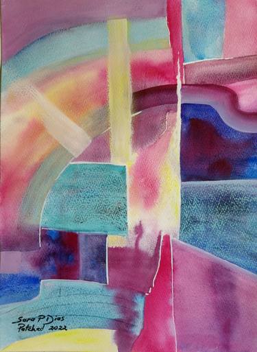 Print of Abstract Expressionism Abstract Paintings by Sara Dias