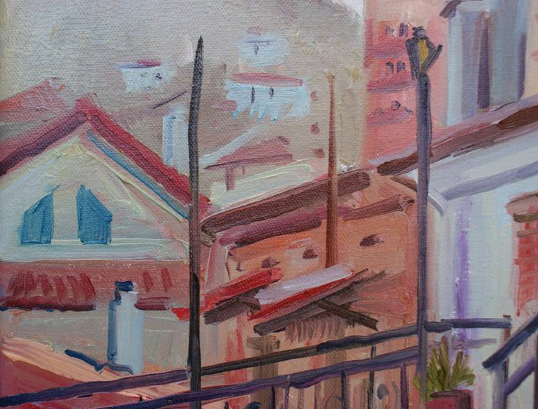 Original Contemporary Architecture Painting by Joan Mato