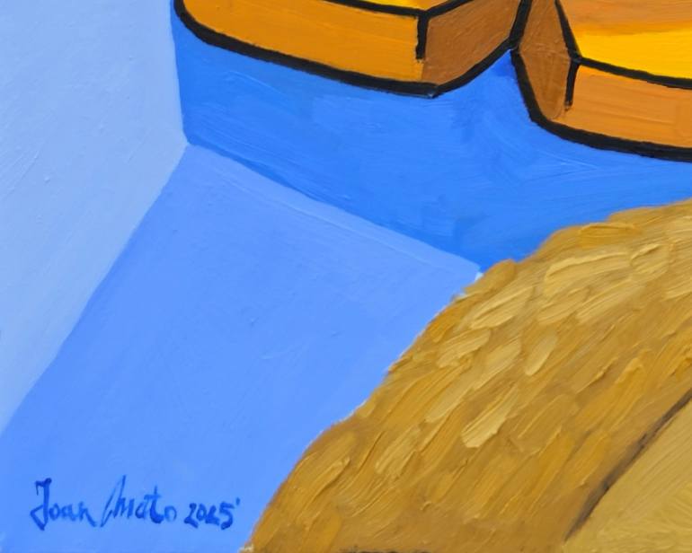 Original Contemporary Cartoon Painting by Joan Mato