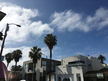 Blue Clouds & Beautiful buildings on Abbot Kinney.... thumb