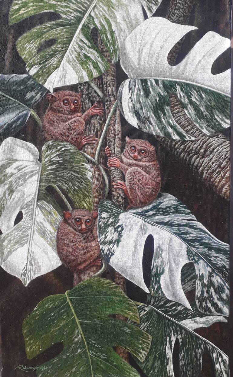 Original Realism Animal Paintings by Ridwansyah Koeswara