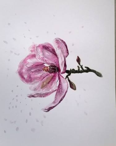 Watercolor Magnolia 2 thumb