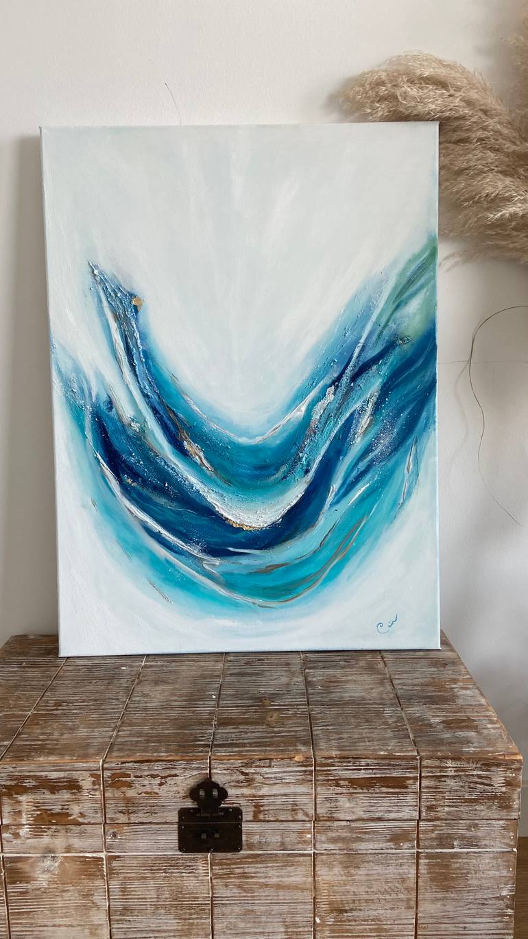 Original Abstract Expressionism Abstract Painting by Cristina Pitarch