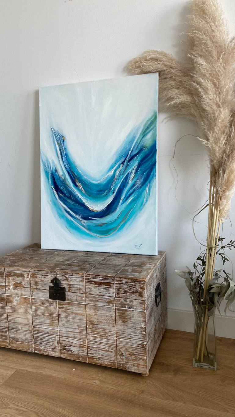 Original Abstract Expressionism Abstract Painting by Cristina Pitarch