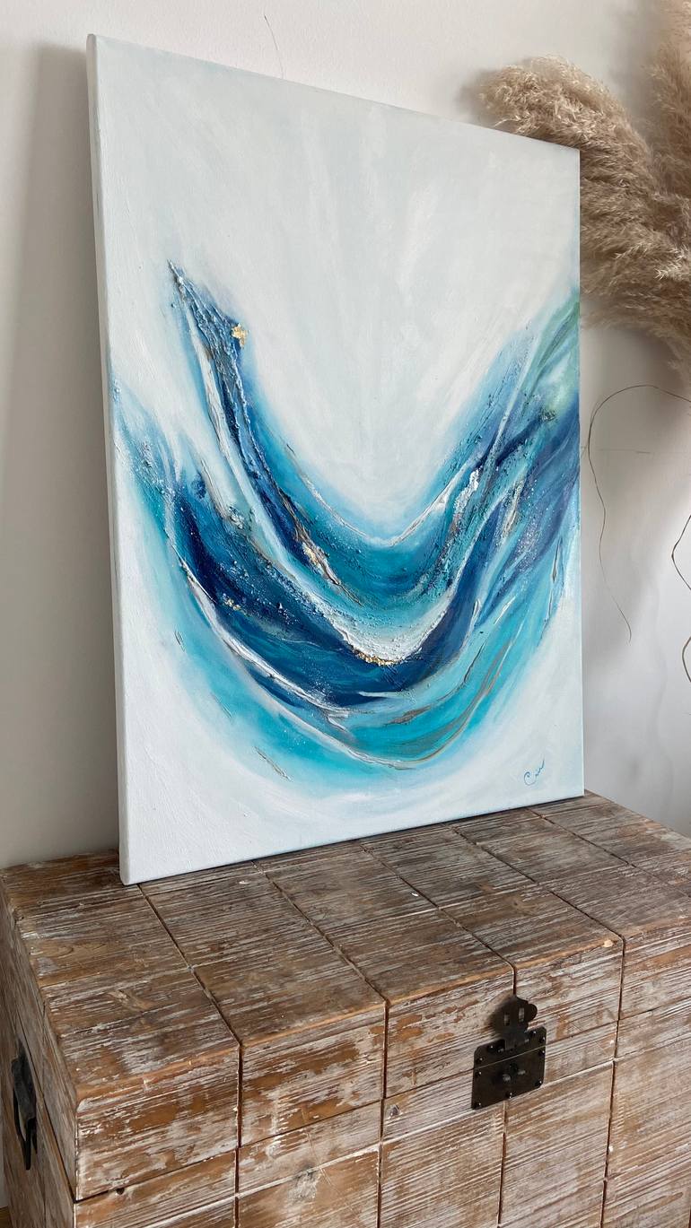 Original Abstract Expressionism Abstract Painting by Cristina Pitarch