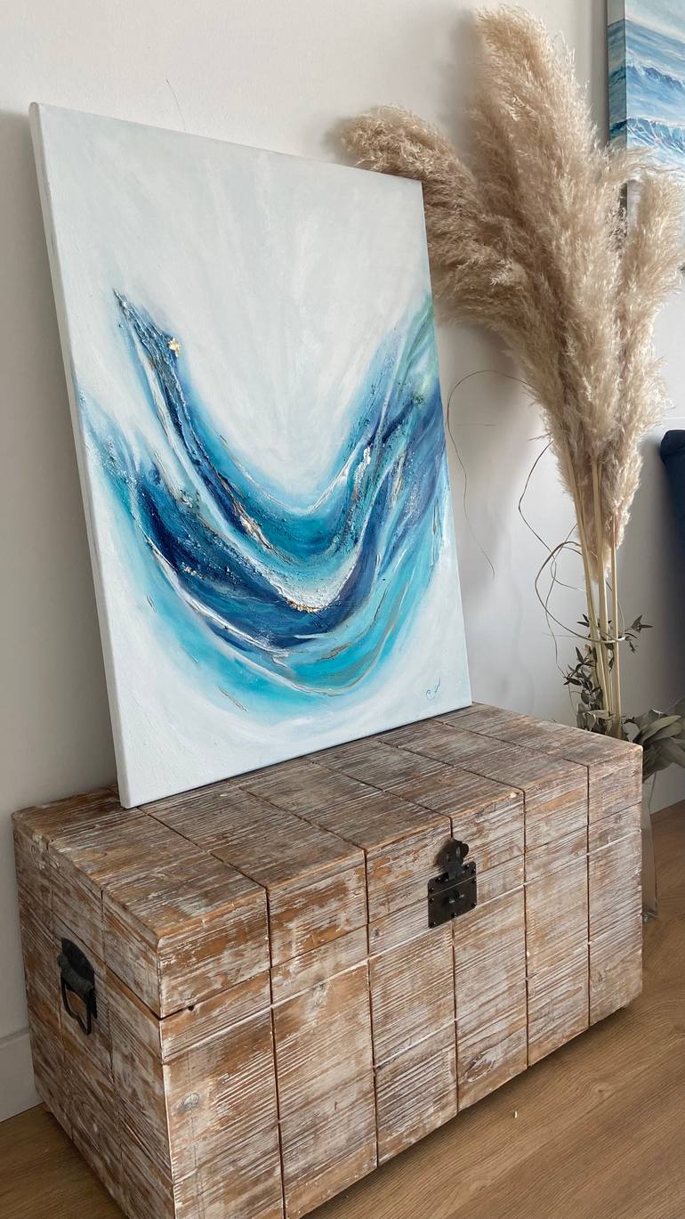 Original Abstract Expressionism Abstract Painting by Cristina Pitarch