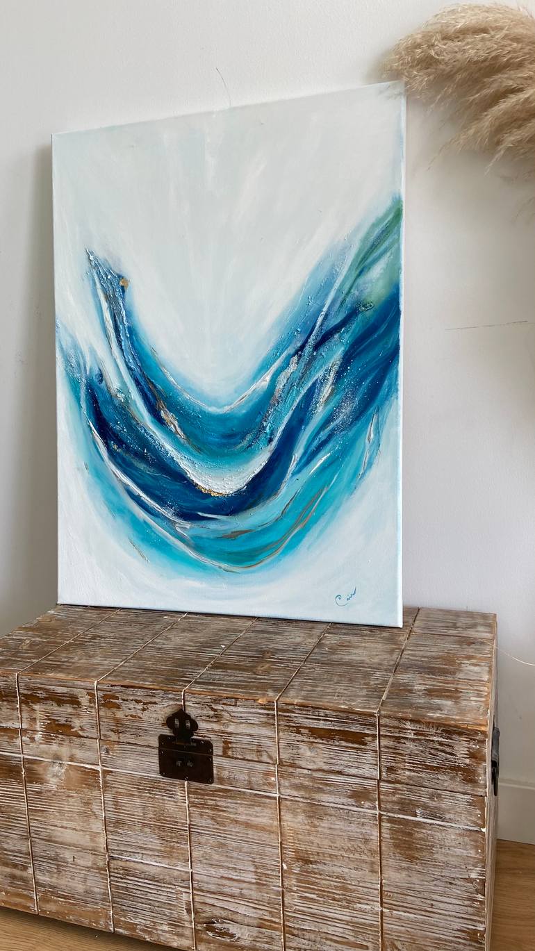Original Abstract Expressionism Abstract Painting by Cristina Pitarch