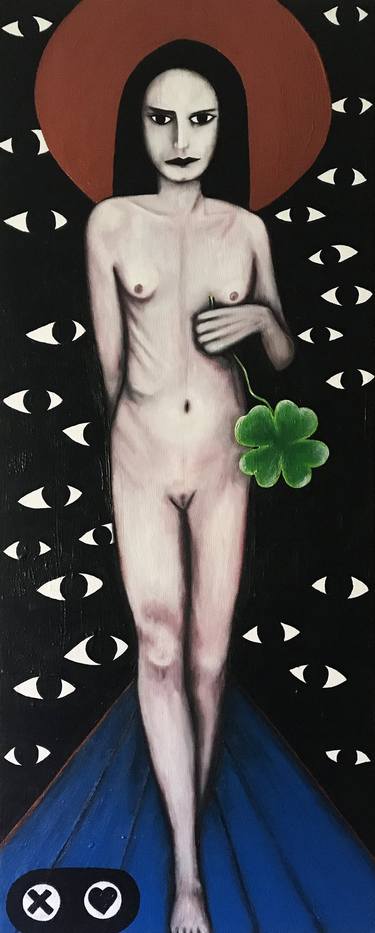 Original Conceptual Nude Paintings by Jacek Galazka