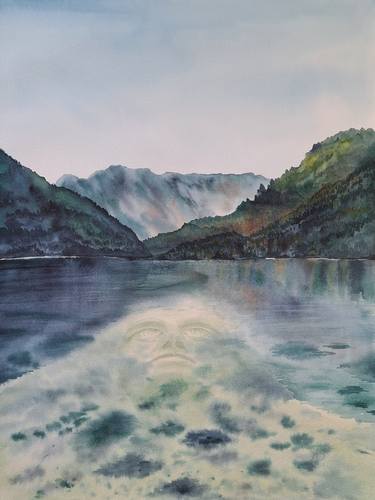 Print of Conceptual Landscape Paintings by Yana Bila