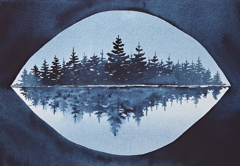 Print of Conceptual Landscape Paintings by Yana Bila