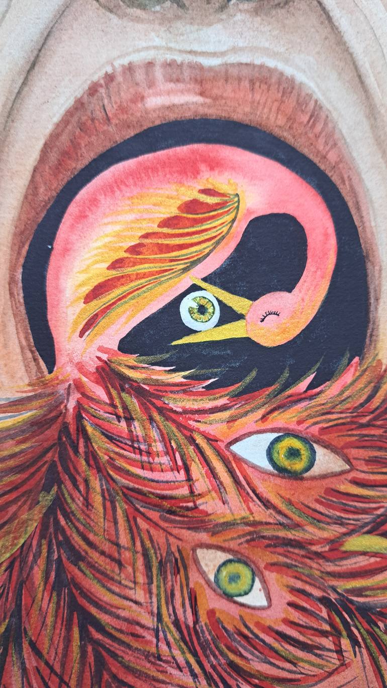 Original Surrealism Nature Painting by Yana Bila