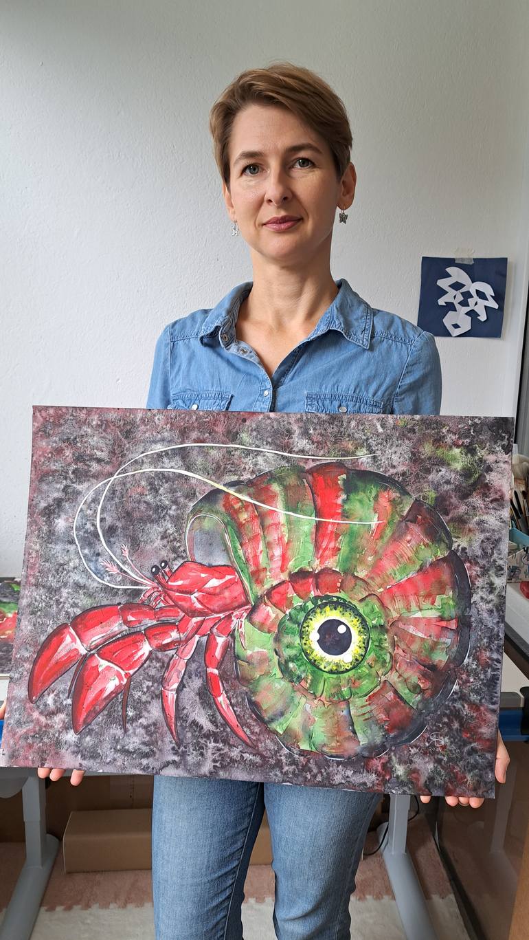 Original Figurative Animal Painting by Yana Bila