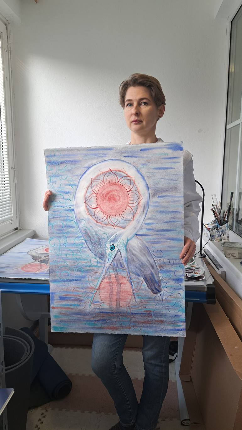 Original Symbolism Animal Painting by Yana Bila