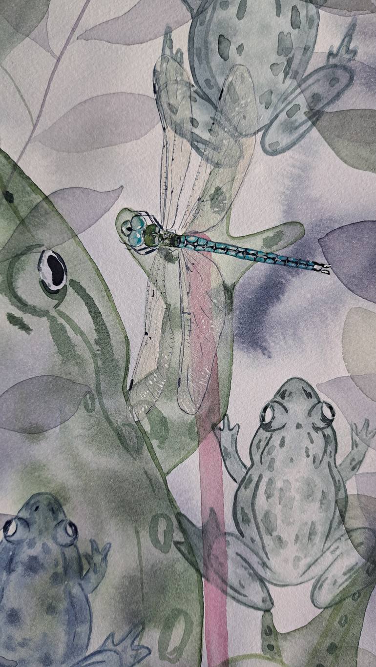 Original Symbolism Animal Painting by Yana Bila