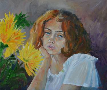Original Portraiture Women Paintings by Aleks Shevchenko