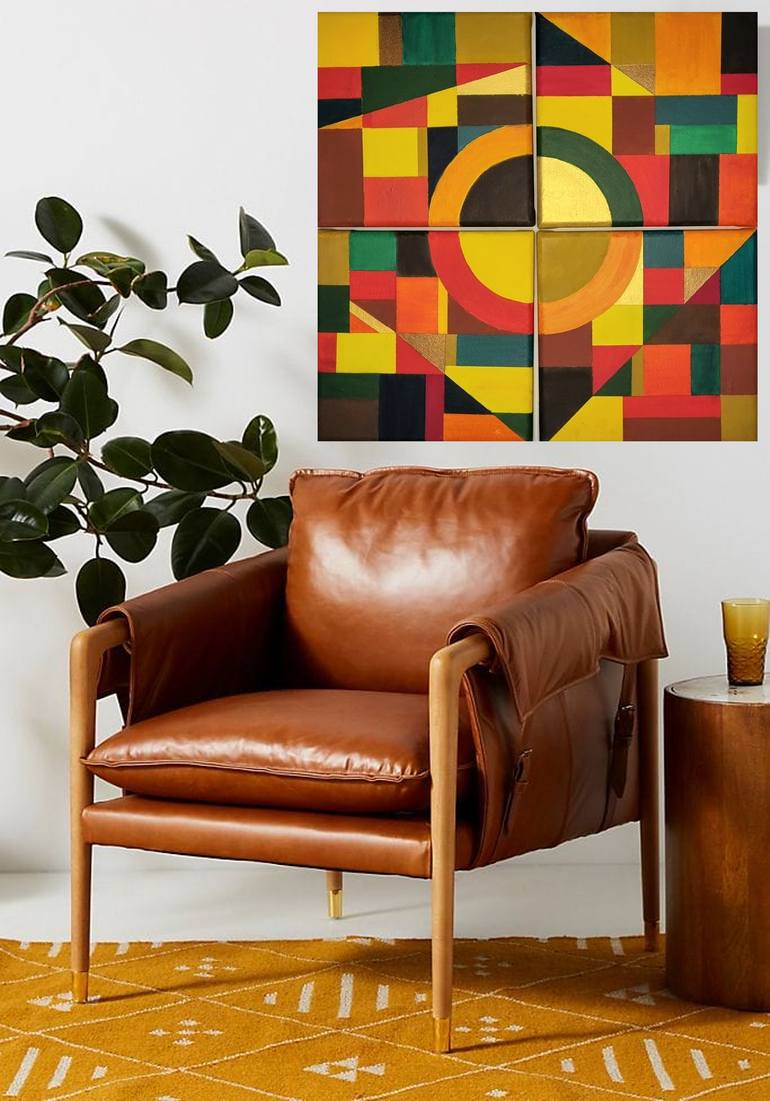Original Abstract Expressionism Abstract Painting by Elegant Abodes