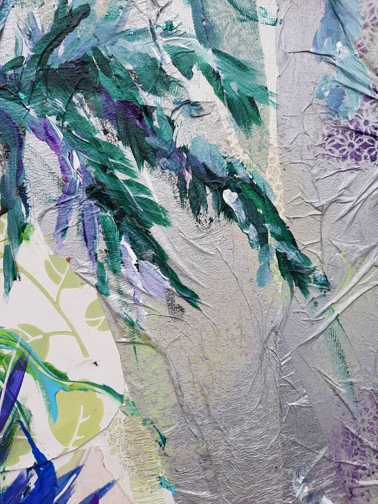 Original Expressionism Floral Painting by Sylvia Baker