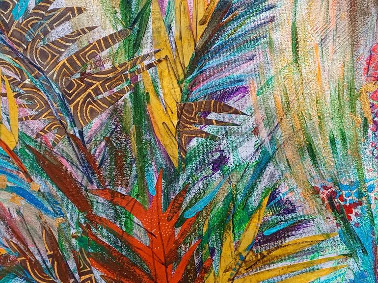 Original Expressionism Floral Painting by Sylvia Baker
