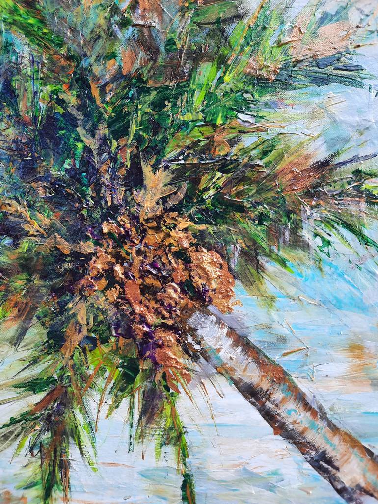 Original Expressionism Tree Painting by Sylvia Baker