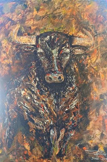 Original Expressionism Animal Paintings by Sylvia Baker