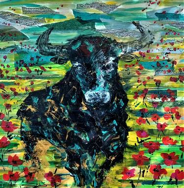 Original Expressionism Animal Paintings by Sylvia Baker