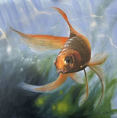Print of Fish Paintings by Nick Saltmer