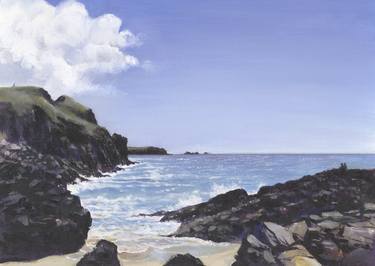 Print of Realism Seascape Paintings by Nick Saltmer