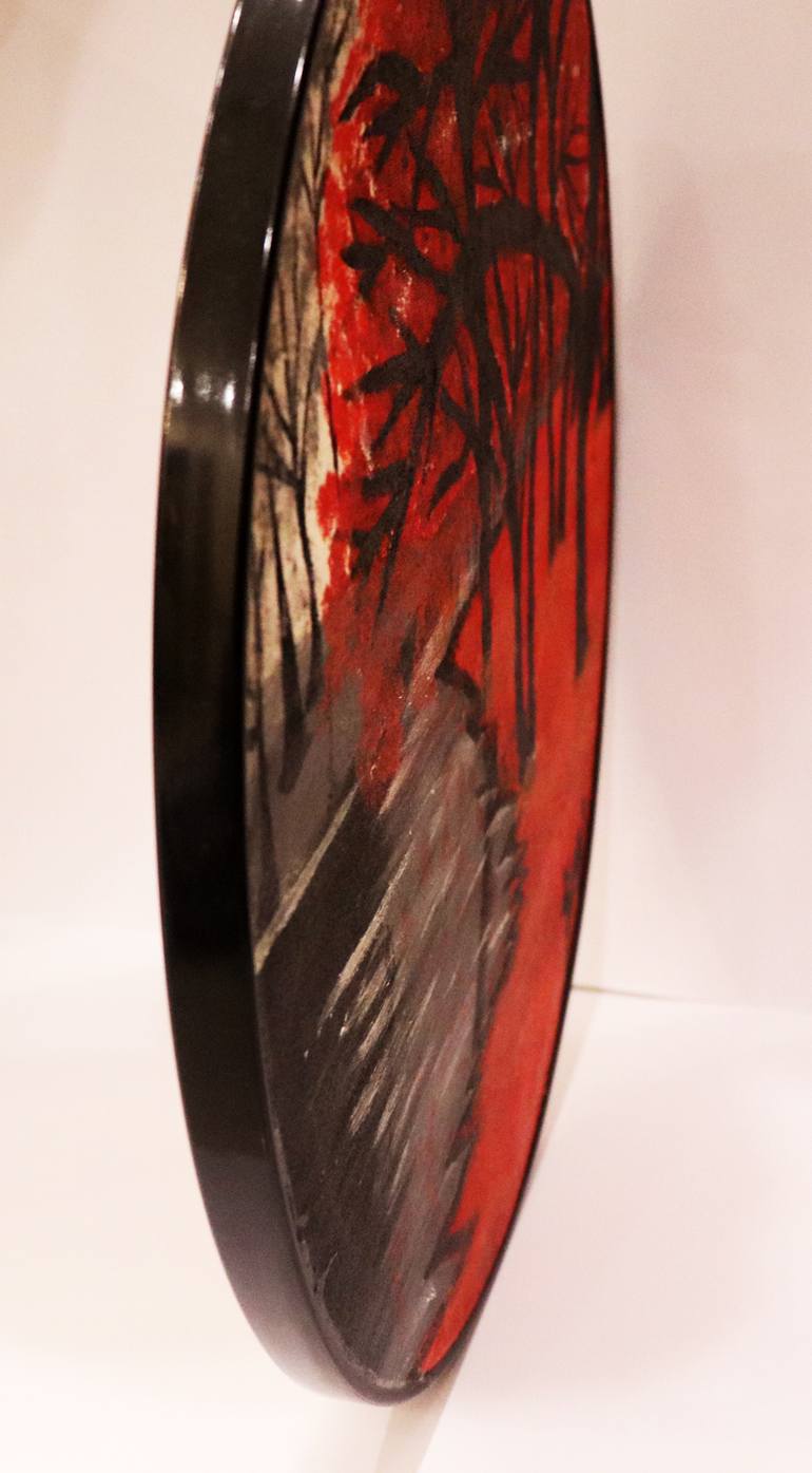 Original Figurative Landscape Painting by Sarooshay Iqbal