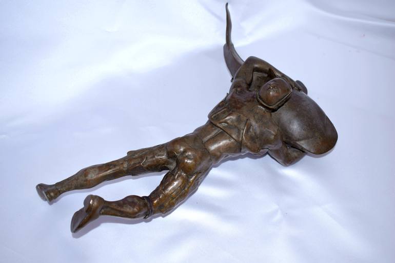 Original Contemporary People Sculpture by Russel Lavis