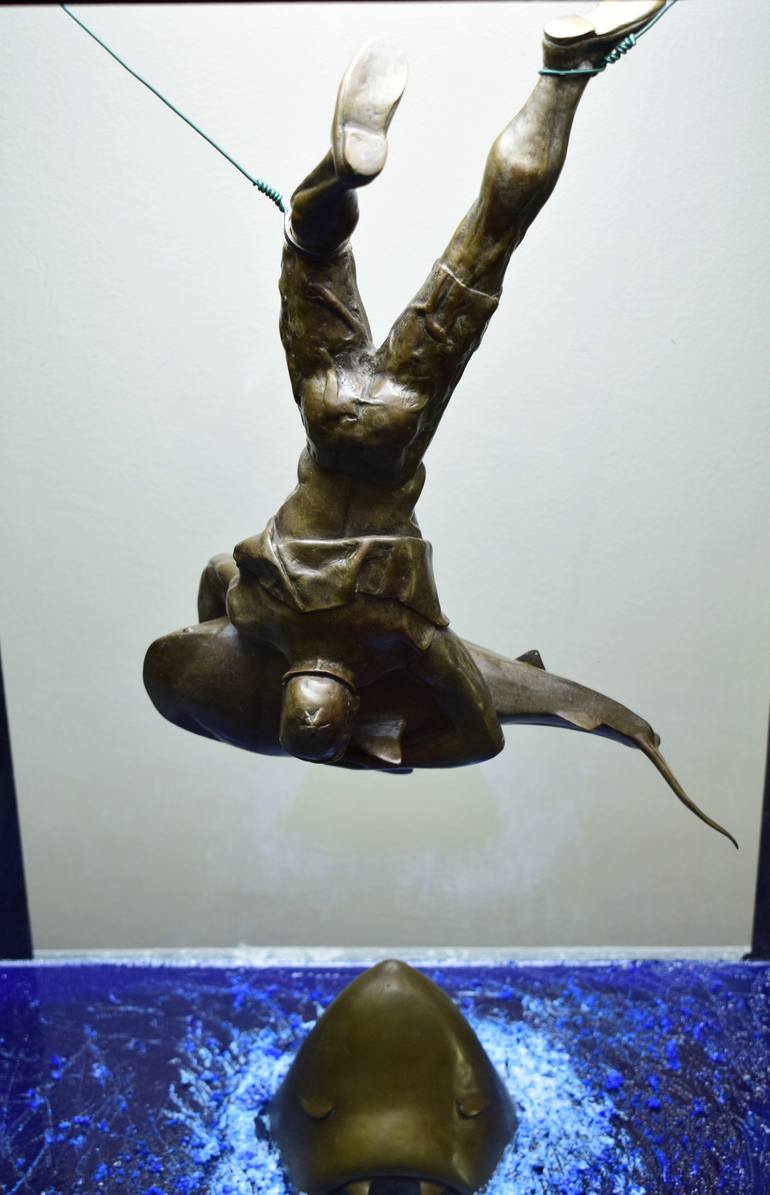 Original Contemporary People Sculpture by Russel Lavis