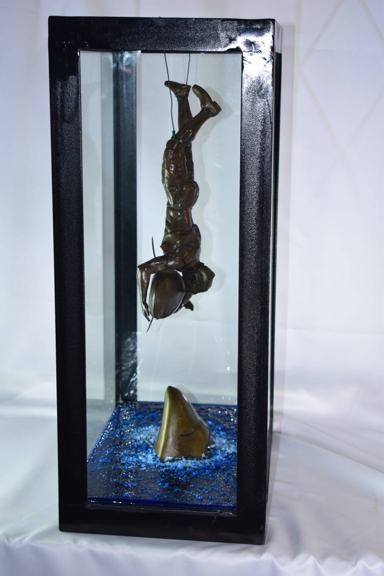 Original Contemporary People Sculpture by Russel Lavis