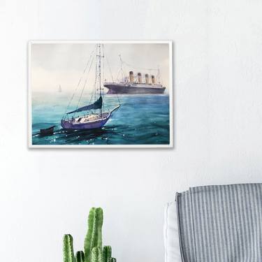 Original Seascape Painting by Nady Navy
