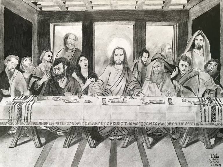 original picture of the last supper with jesus