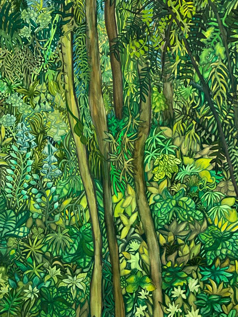 Original Illustration Nature Painting by Camille Lewis
