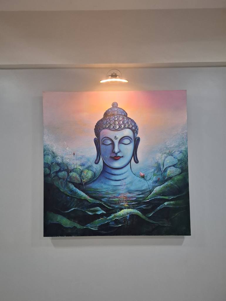 Original Figurative Classical Mythology Painting by Swastik Jawalekar