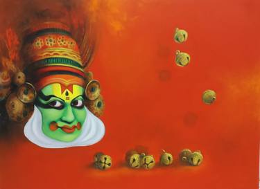 Original Expressionism Classical mythology Paintings by Swastik Jawalekar