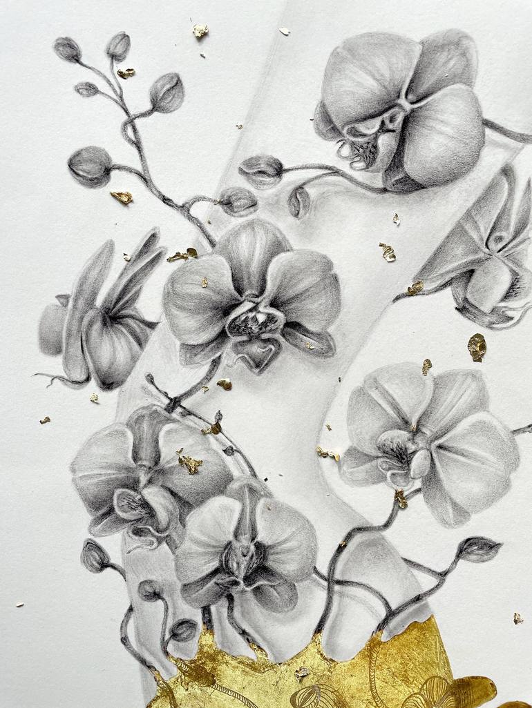 Original Nature Drawing by Iskra Sale