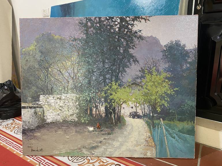 Original Impressionism Landscape Painting by HOANG NGUYEN THACH