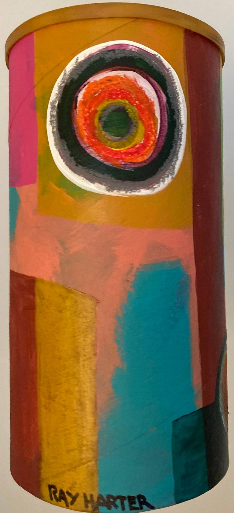 Original Abstract Expressionism Abstract Mixed Media by Ray Harter
