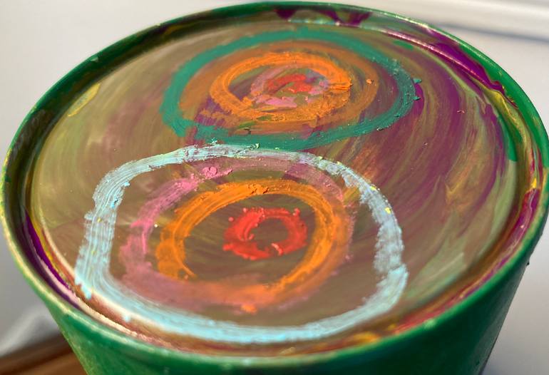 Original Abstract Expressionism Abstract Sculpture by Ray Harter