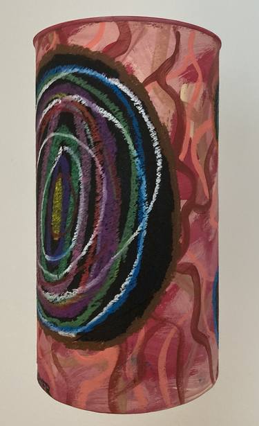 Energy Circles in the Bloodstream  (suspended painted sculpture) thumb
